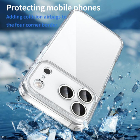 Чехол PC Hybrid TPU Airbag Shockproof для iPhone 17 Pro - прозрачный