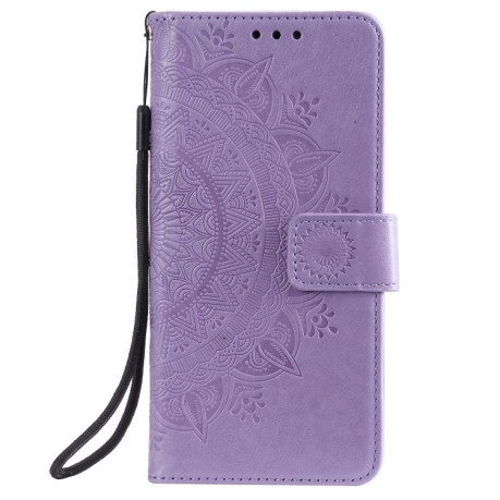 Чехол-книжка Totem Flower для Xiaomi Poco M3 - фиолетовый