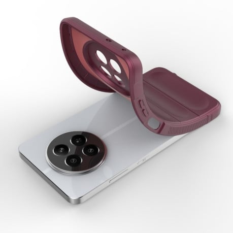 Силіконовий чохол Magic Flannel для Realme 12 5G Global - темно-сірий