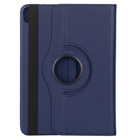 Чехол-книжка Litchi Texture Horizontal на  iPad Pro 12.9 (2021/2020) - темно синий