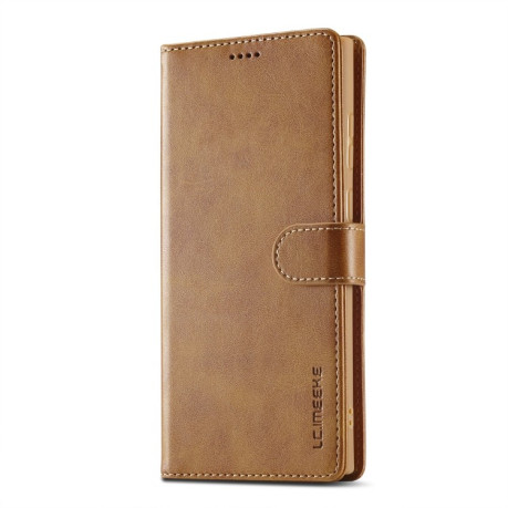 Чохол книжка LCIMEEKE Calf Texture  для Samsung Galaxy S25 Ultra 5G - коричневий