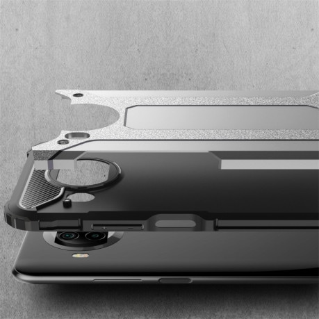 Протиударний чохол Rugged Armor для Xiaomi Mi 10T Lite - сріблястий