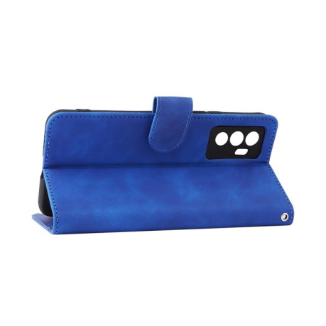 Чехол-книжка Buckle Calf Texture для Vivo S10e / V23e - синий