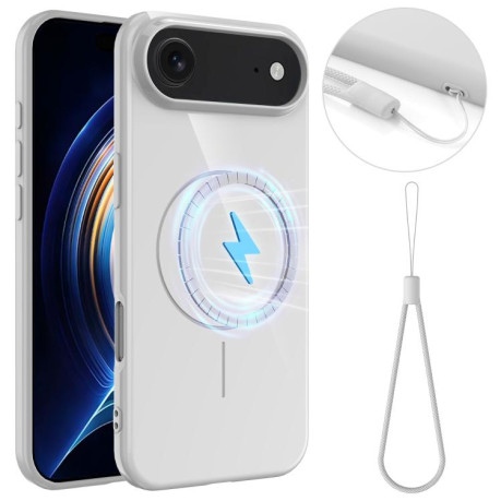 Протиударний чохол Glossy TPU Shockproof MagSafe на iPhone Air - білий