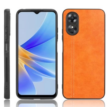 Ударозащитный чехол Sewing Cow Pattern для OPPO A17 - оранжевый