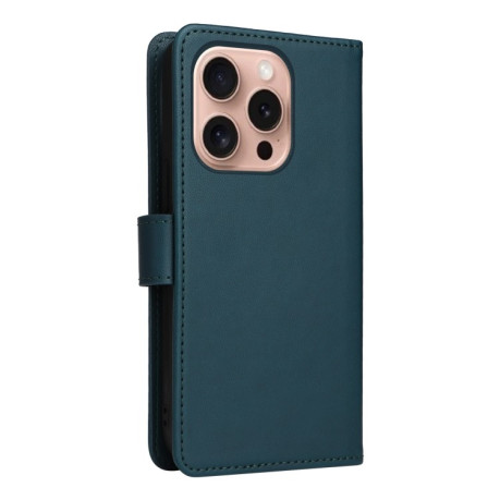 Чехол-книжка BETOPNICE BN-005 2 in 1 Detachable Imitate Genuine Leather для iPhone 16 Pro Max - синий