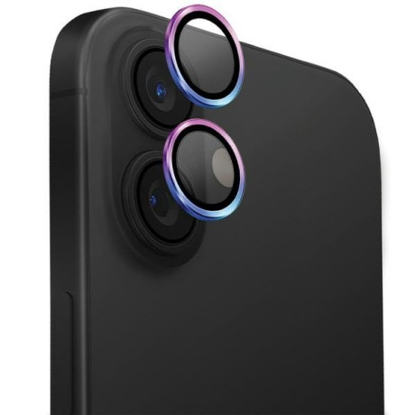Захисне скло для камери Uniq Optix Aluminum Camera Lens для iPhone 16 / iPhone 16 Plus - Iridescent