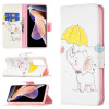Чехол-книжка Colored Drawing Pattern для Xiaomi Redmi Note 11 Pro 5G (China)/11 Pro+ - Umbrella Elephant