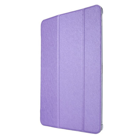 Чохол-книжка Silk Texture Three-fold на iPad Pro 12.9 (2021/2020) - фіолетовий