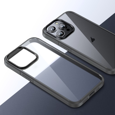 Протиударний чохол Wlons Ice Crystal для iPhone 15 Pro Max - сірий