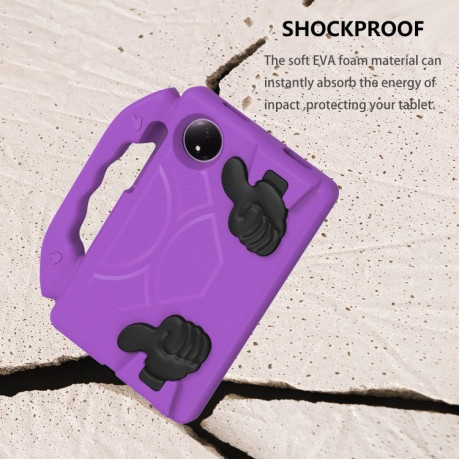 Протиударний чохол EVA Thumb Bracket для Xiaomi Redmi Pad SE 8.7 2024 - фіолетовий