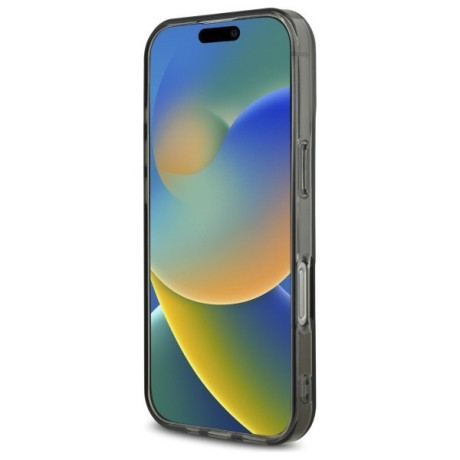 Оригінальний чохол Guess IML Heart для iPhone 16 Pro - Black