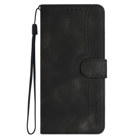 Чехол-книжка Skin Feel Heart Amile для iPhone 16e - черный