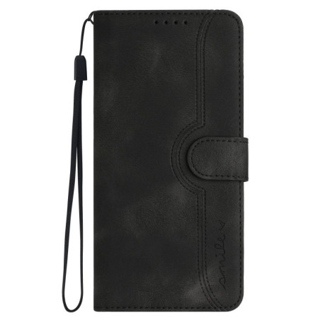 Чехол-книжка Skin Feel Heart Amile для Vivo Y53s 4G/Y51a/Y33 4G - черный