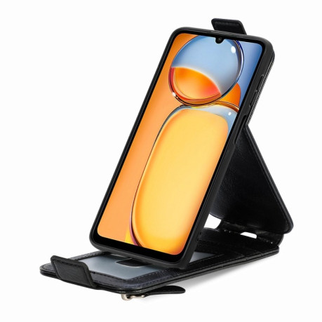 Фліп-чохол Zipper Wallet Vertical для Xiaomi Redmi 13C/Poco C65 - чорний