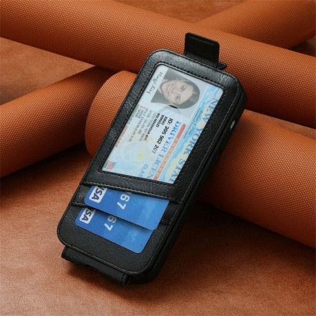Фліп-чохол Zipper Wallet Vertical для Samsung Galaxy S23+Plus 5G - чорний