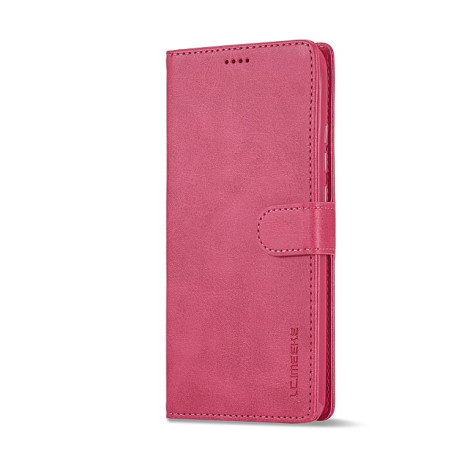Чехол книжка LCIMEEKE Calf Texture на Xiaomi 14T Pro - красный