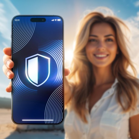 Оригінальне скло 3mk Protection HardGlass Matt Max Privacy для iPhone 18 Pro Max — напівпрозоре
