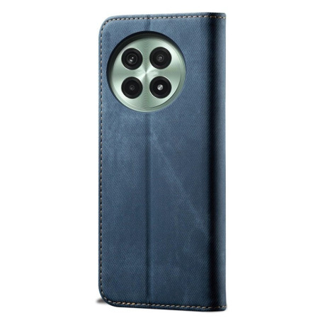 Чохол книжка Denim Texture Casual Style на OnePlus 13 - синій