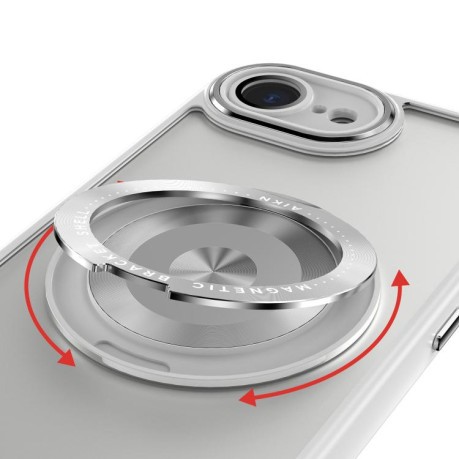 Протиударний чохол MagSafe Acrylic Hybrid для iPhone 16e - білий