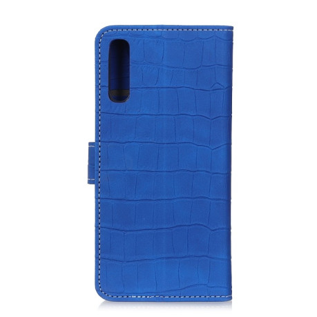 Чохол-книжка Magnetic Crocodile Texture на Samsung Galaxy A02 - синій