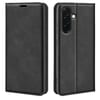 Чехол-книжка в стиле Retro мягкое покрытие Skin Feel деловой дизайн на Samsung Galaxy A37 5G — чёрный