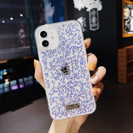 Чохол протиударний SULADA Colorful Diamond Series для iPhone 13 mini - фіолетовий