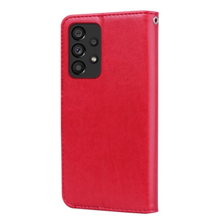 Чохол-книжка Rose Embossed Samsung Galaxy A33 5G - червоний