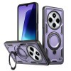 Противоударный чехол MagSafe Holder Armor PC Hybrid для Xiaomi Redmi 14C 5G - фиолетовый