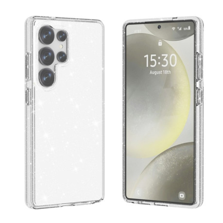 Протиударний чохол Terminator Style Glitter для Samsung Galaxy S25 Ultra 5G - білий