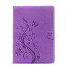 Чехол-книжка Pressed Flowers Butterfly Pattern для iPad Pro 9.7 - фиолетовый