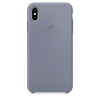 Силіконовий чохол Silicone Case Lavender Gray на iPhone Xs Max