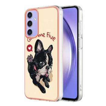 Противоударный чехол Electroplating IMD для Samsung Galaxy A15 5G - Dog