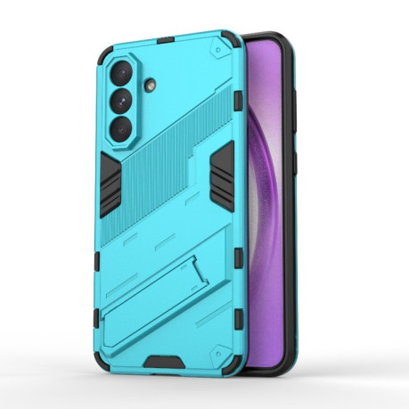 Противоударный чехол Punk Armor для Samsung Galaxy A56 5G - синий