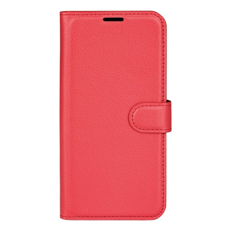 Чохол-книжка Litchi Texture на Samsung Galaxy M52 5G - червоний