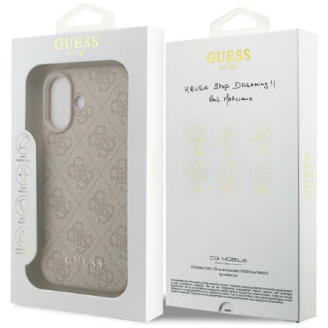 Оригінальний чохол Guess 4G Classic на iPhone 17 - Pink