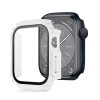 Противоударная накладка с защитным стеклом Armor Waterproof для Apple Watch Series 8/7 45mm - белая