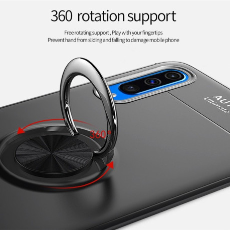 Противоударный чехол Lenuo на Samsung Galaxy A70- красный