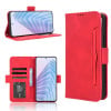 Чехол-книжка Skin Feel Calf на Xiaomi Redmi Note 14 4G 164.84mm EU Version - красный