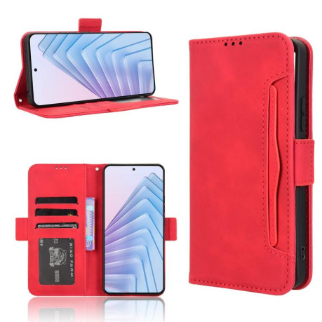 Чехол-книжка Skin Feel Calf на Xiaomi Redmi Note 14 4G 164.84mm EU Version - красный