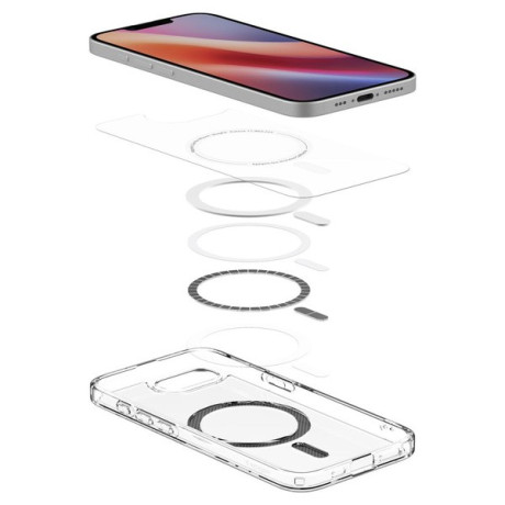 Оригінальний чохол Spigen Ultra Hybrid (Magsafe) на iPhone 16e - Carbon Fiber