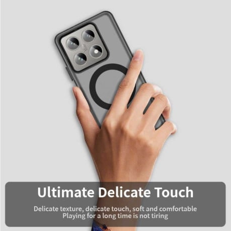 Противоударный чехол MagSafe Holder PC Hybrid для Xiaomi 14T - черный