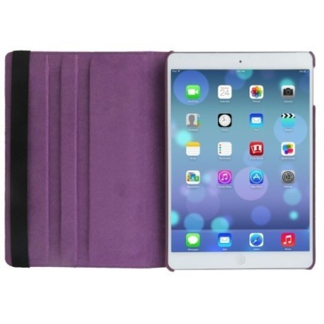 Чохол 360 Degree Litchi Texture Case фіолетовий для iPad Air