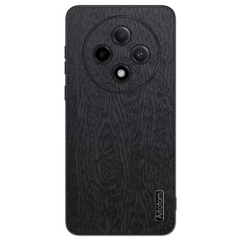 Чохол Tree Bark Leather Shockproof для OPPO A3 Pro - черный