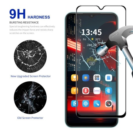 Защитное Стекло ENKAY Full Glue High Aluminum-silicon для Samsung Galaxy A26 5G - черное
