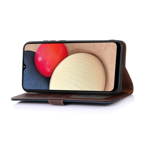 Чохол-книжка KHAZNEH Litchi Texture для Xiaomi Redmi Note 14 Pro 4G / 14 Pro+ 5G - коричневий