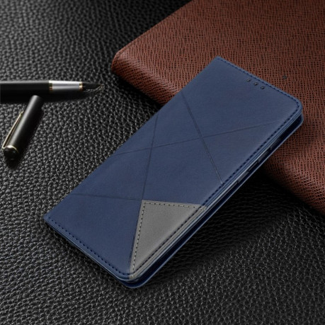 Чохол-книжка Rhombus Texture на Samsung Galaxy A71 / А715 - синій