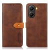 Чохол-книжка KHAZNEH Cowhide Texture на Xiaomi Poco X7 Pro - коричневий
