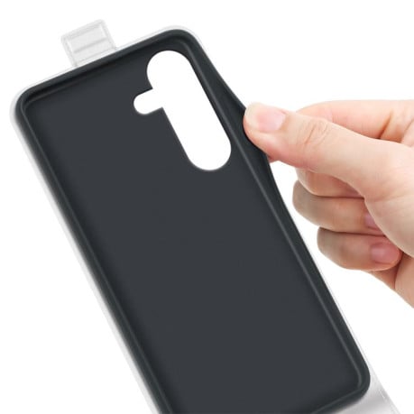 Фліп-чохол із фактурою R64 Single на Samsung Galaxy S25 FE 5G - білий