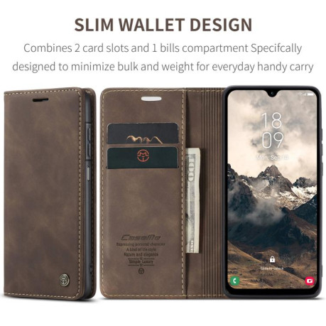 Чохол-книжка CaseMe-013 Multifunctional  для Samsung Galaxy A26 5G - кавовий